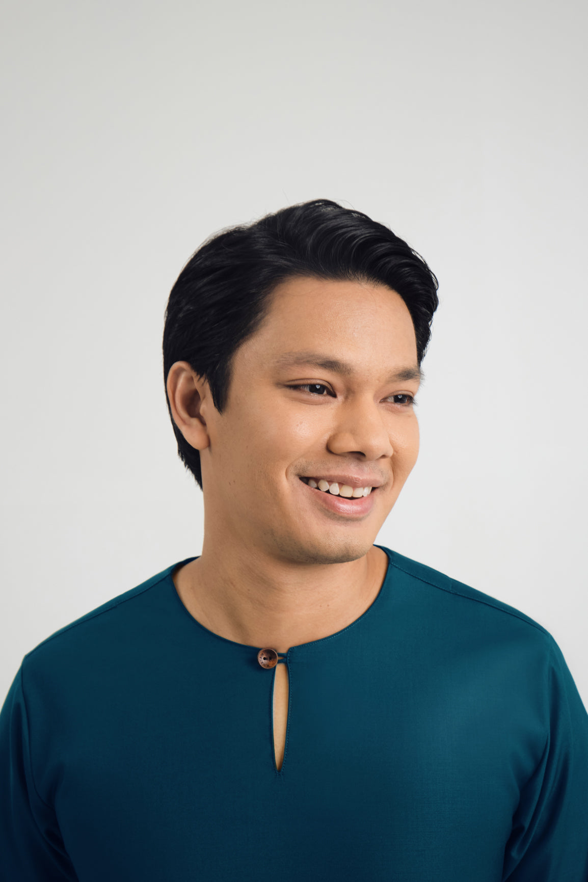 Patawali Three Quarter Sleeve Top  - Deep Teal