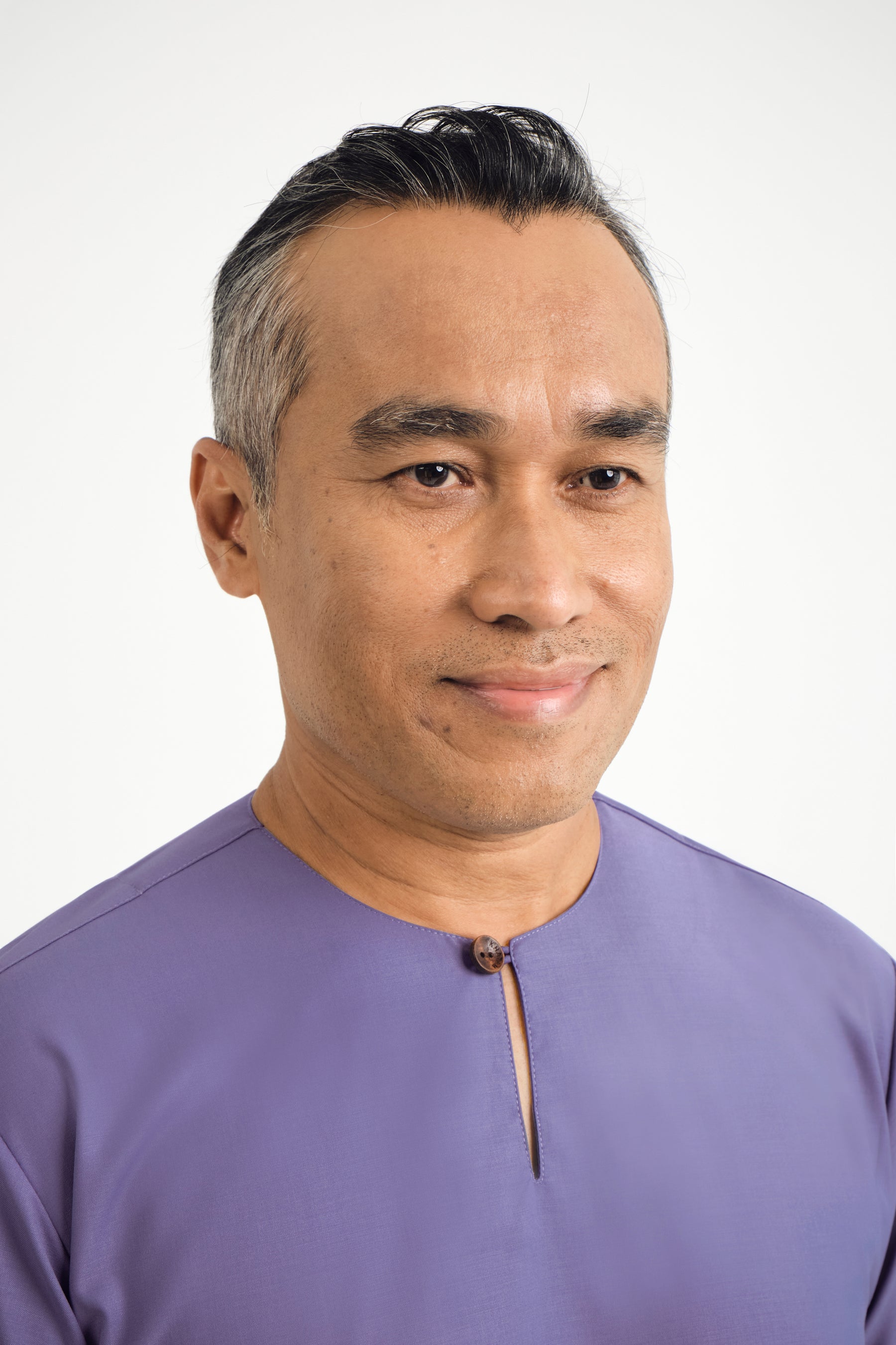 Patawali Three Quarter Sleeve Top  - Purple Yam