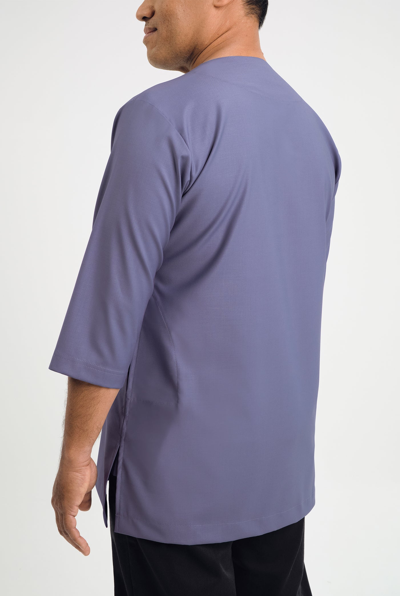 Patawali Three Quarter Sleeve Top  - Purple Yam