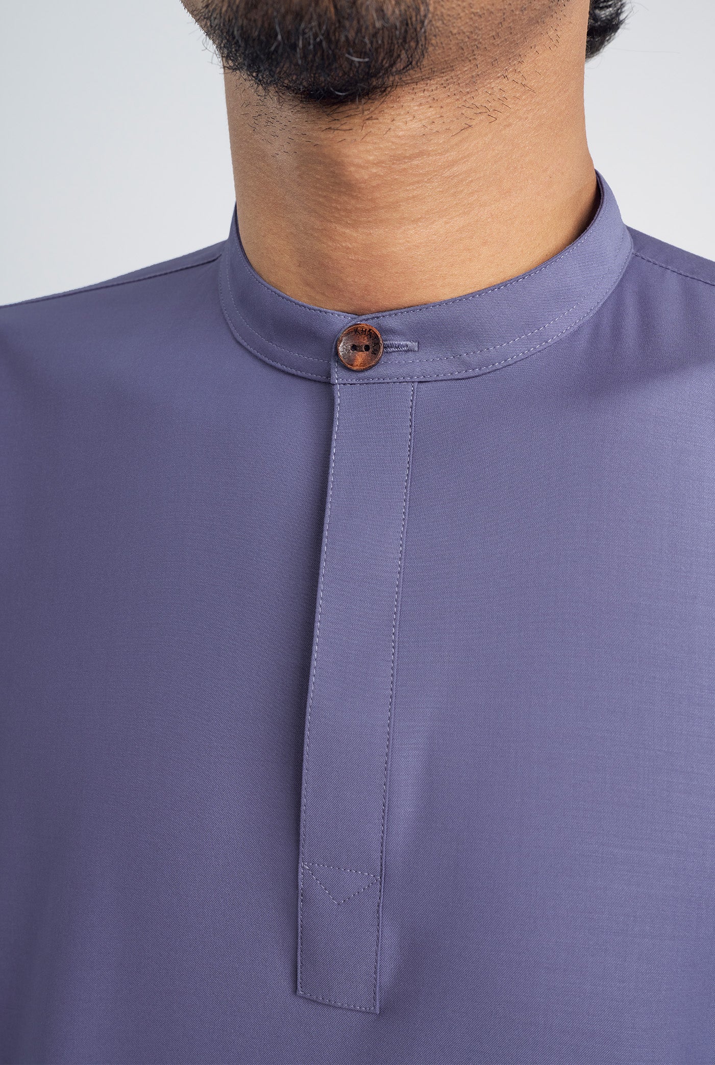 Patawali Collared Top  - Purple Yam