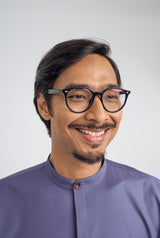 Patawali Collared Top  - Purple Yam