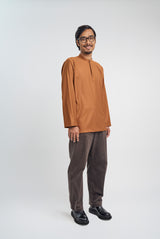 Patawali Collared Top  - Apricot