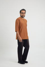 Patawali Three Quarter Sleeve Top  - Apricot