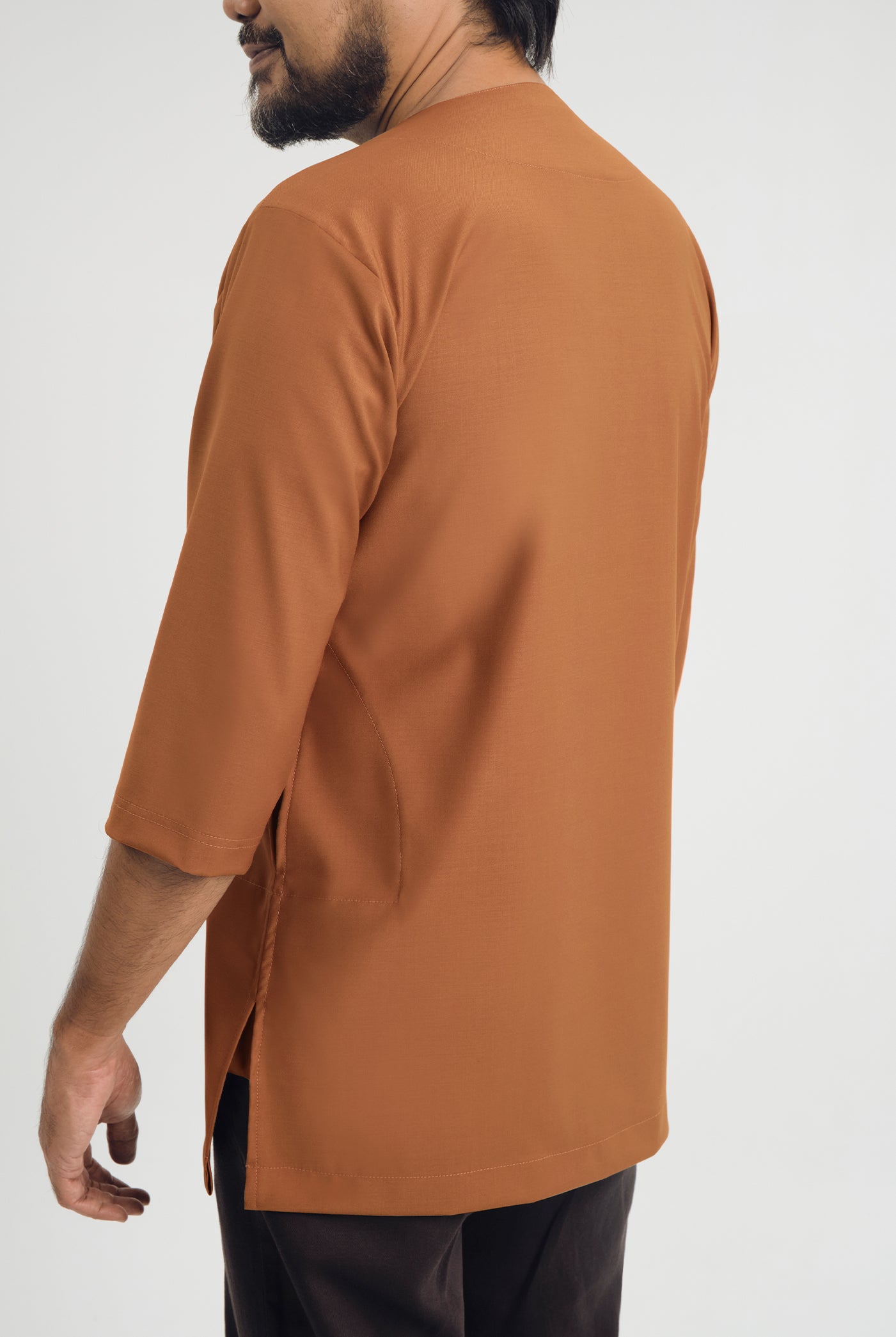 Patawali Three Quarter Sleeve Top  - Apricot