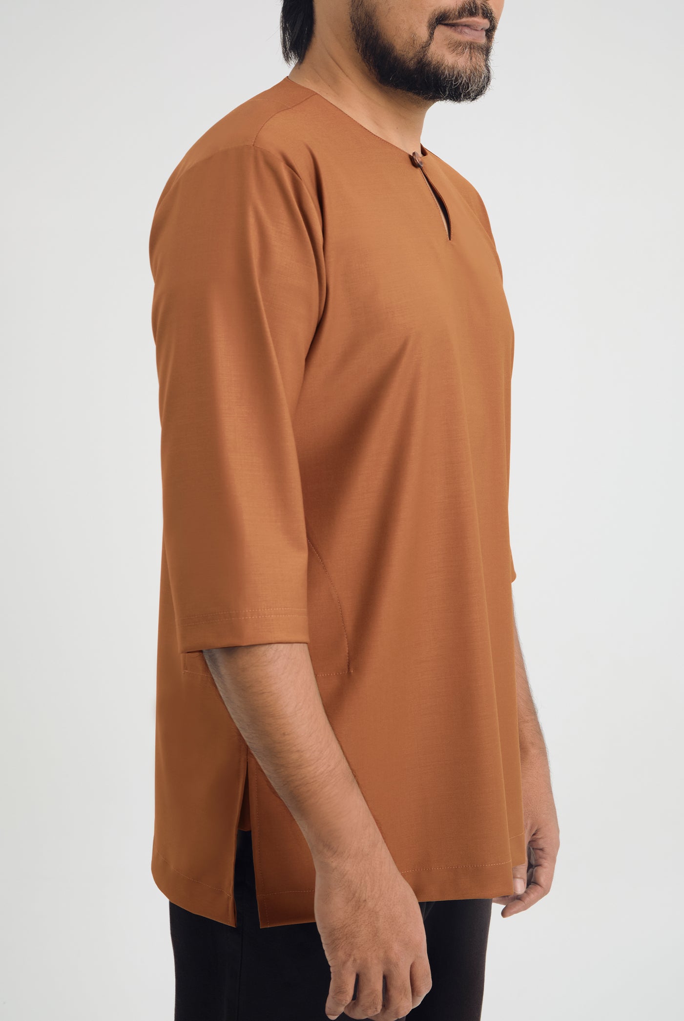Patawali Three Quarter Sleeve Top  - Apricot