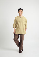 Patawali Three Quarter Sleeve Top  - Buttermilk