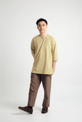 Patawali Three Quarter Sleeve Top  - Buttermilk