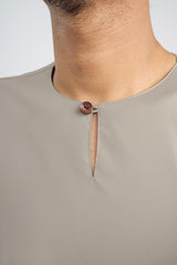 Patawali Three Quarter Sleeve Top  - Light Khaki