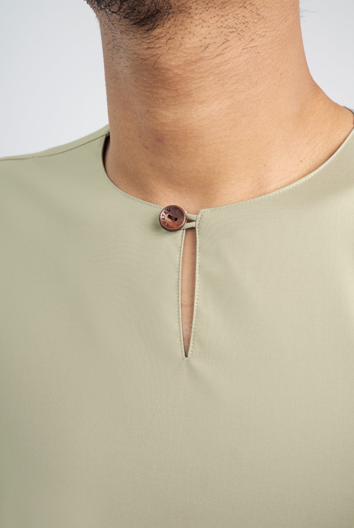 Patawali Three Quarter Sleeve Top  - Light Khaki