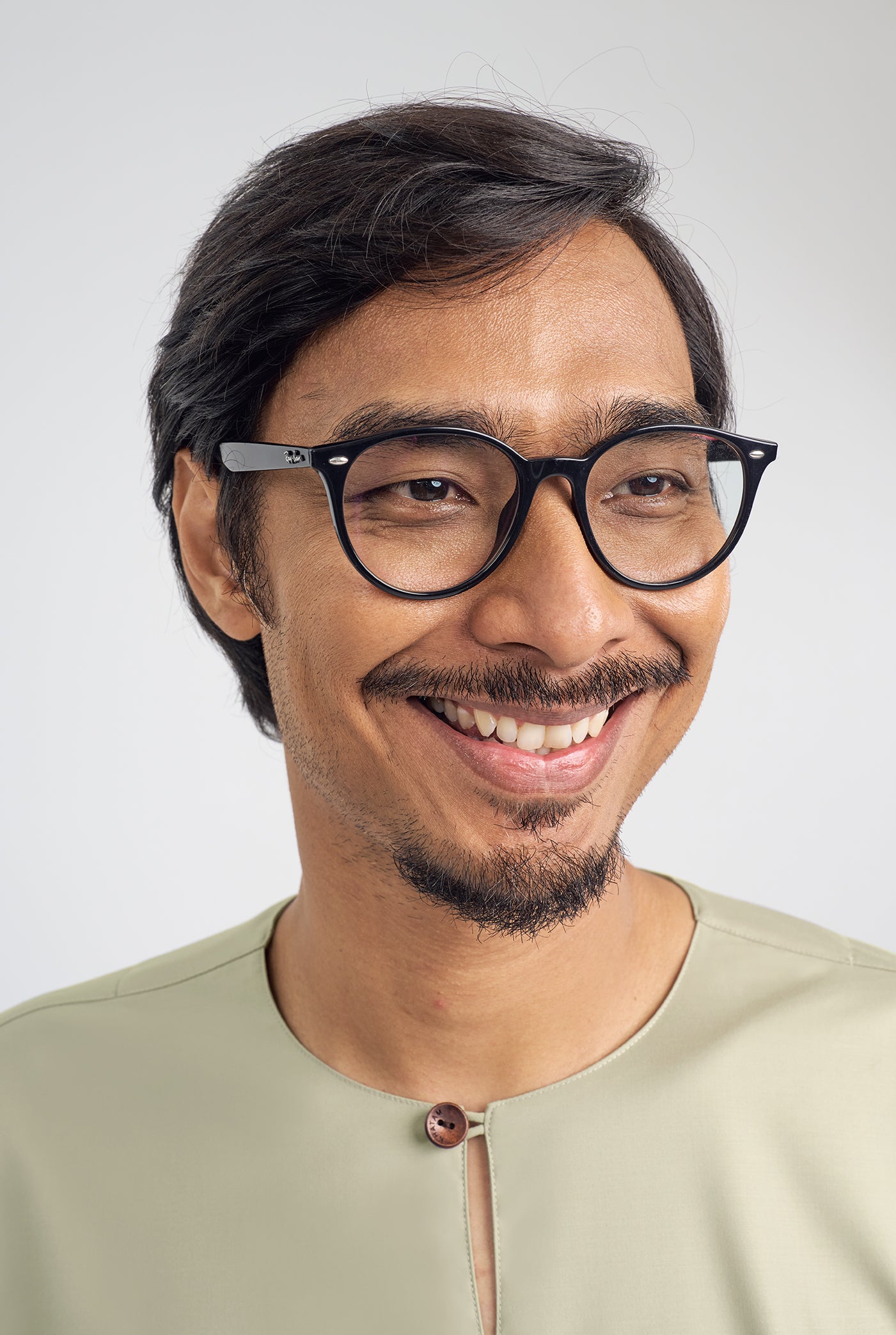 Patawali Three Quarter Sleeve Top  - Light Khaki