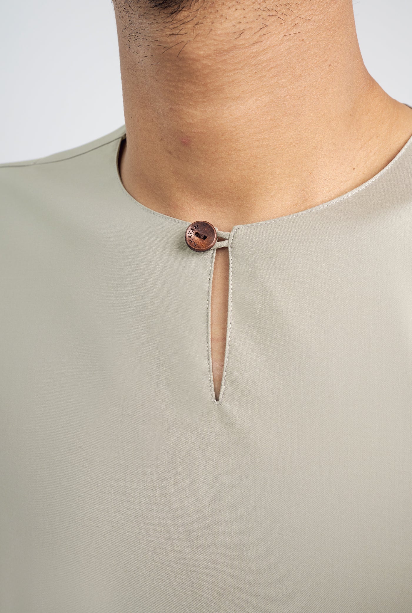 Patawali Three Quarter Sleeve Top  - Light Taupe