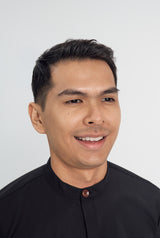 Patawali Collared Top  - Opal Black