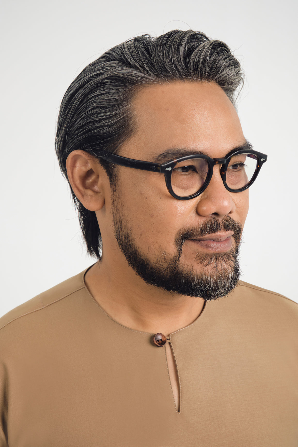 Patawali Three Quarter Sleeve Top  - Hazel Brown