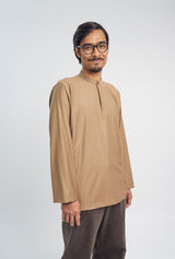 Patawali Collared Top  - Hazel Brown