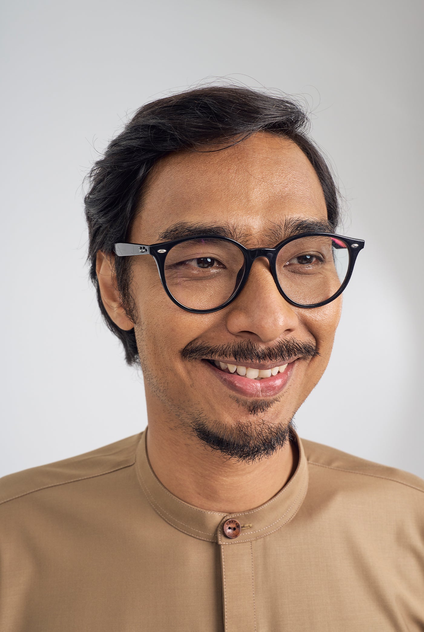 Patawali Collared Top  - Hazel Brown