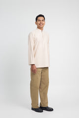 Patawali Collared Top  - Ecru Beige