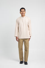 Patawali Collared Top  - Ecru Beige