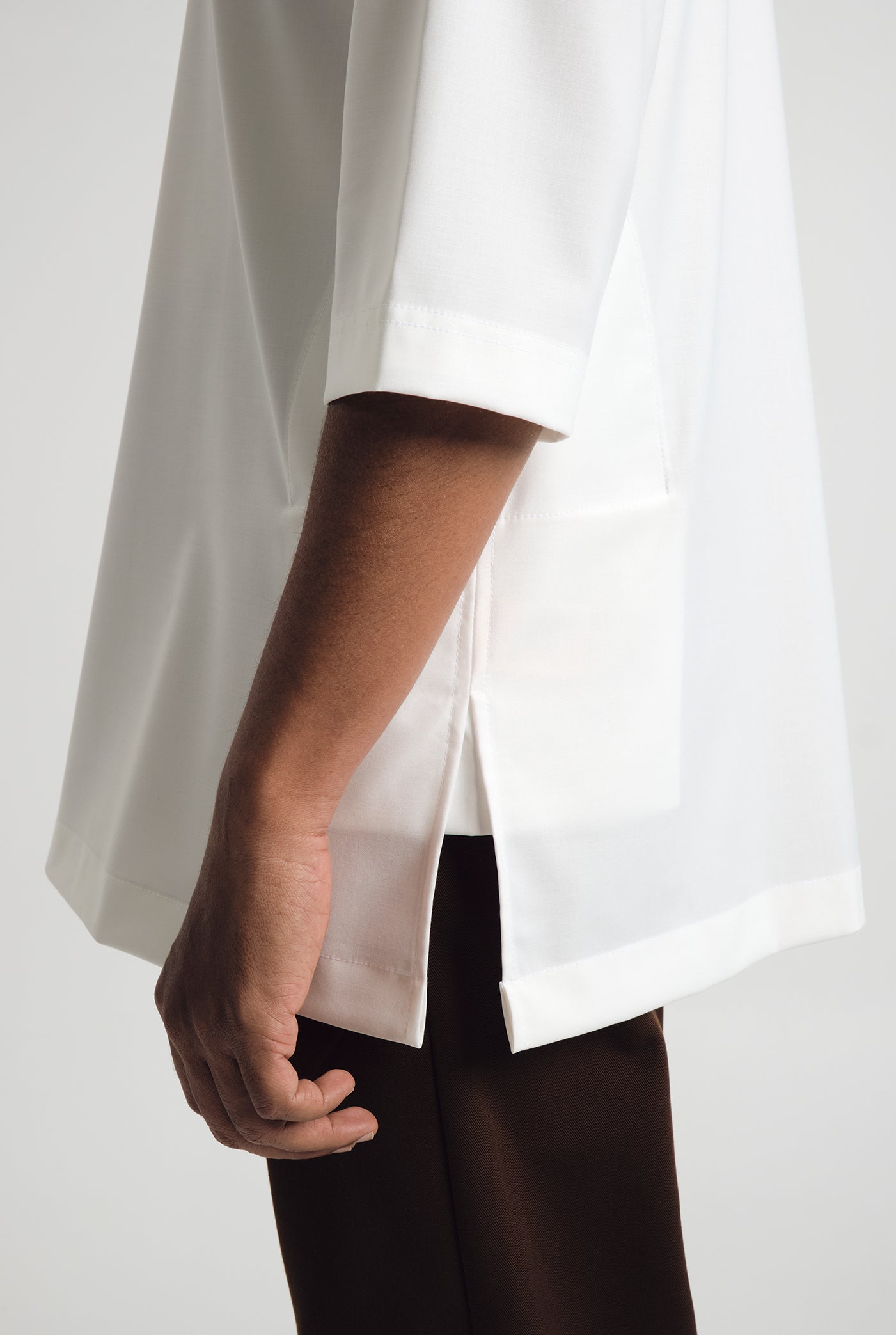 Patawali Three Quarter Sleeve Top  - Antique White