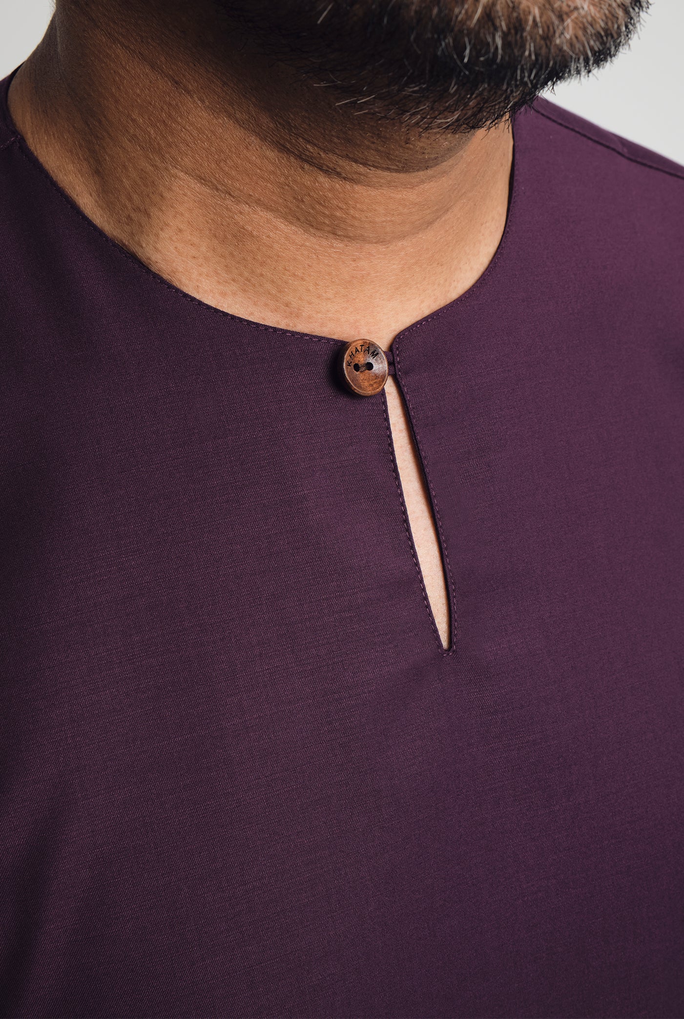 Patawali Three Quarter Sleeve Top  - Dark Purple