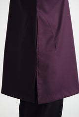 Patawali Three Quarter Sleeve Top  - Dark Purple