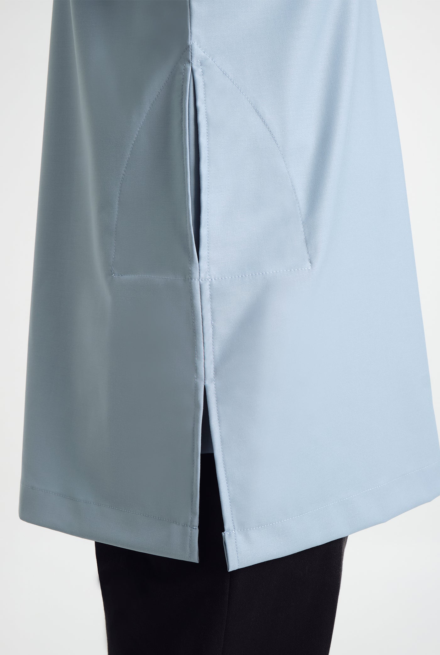 Patawali Three Quarter Sleeve Top  - Light Blue