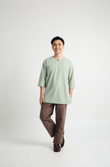 Patawali Three Quarter Sleeve Top  - Mint Green