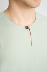 Patawali Three Quarter Sleeve Top  - Mint Green