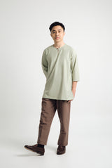 Patawali Three Quarter Sleeve Top  - Mint Green