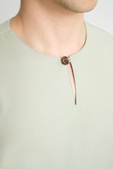 Patawali Three Quarter Sleeve Top  - Mint Green