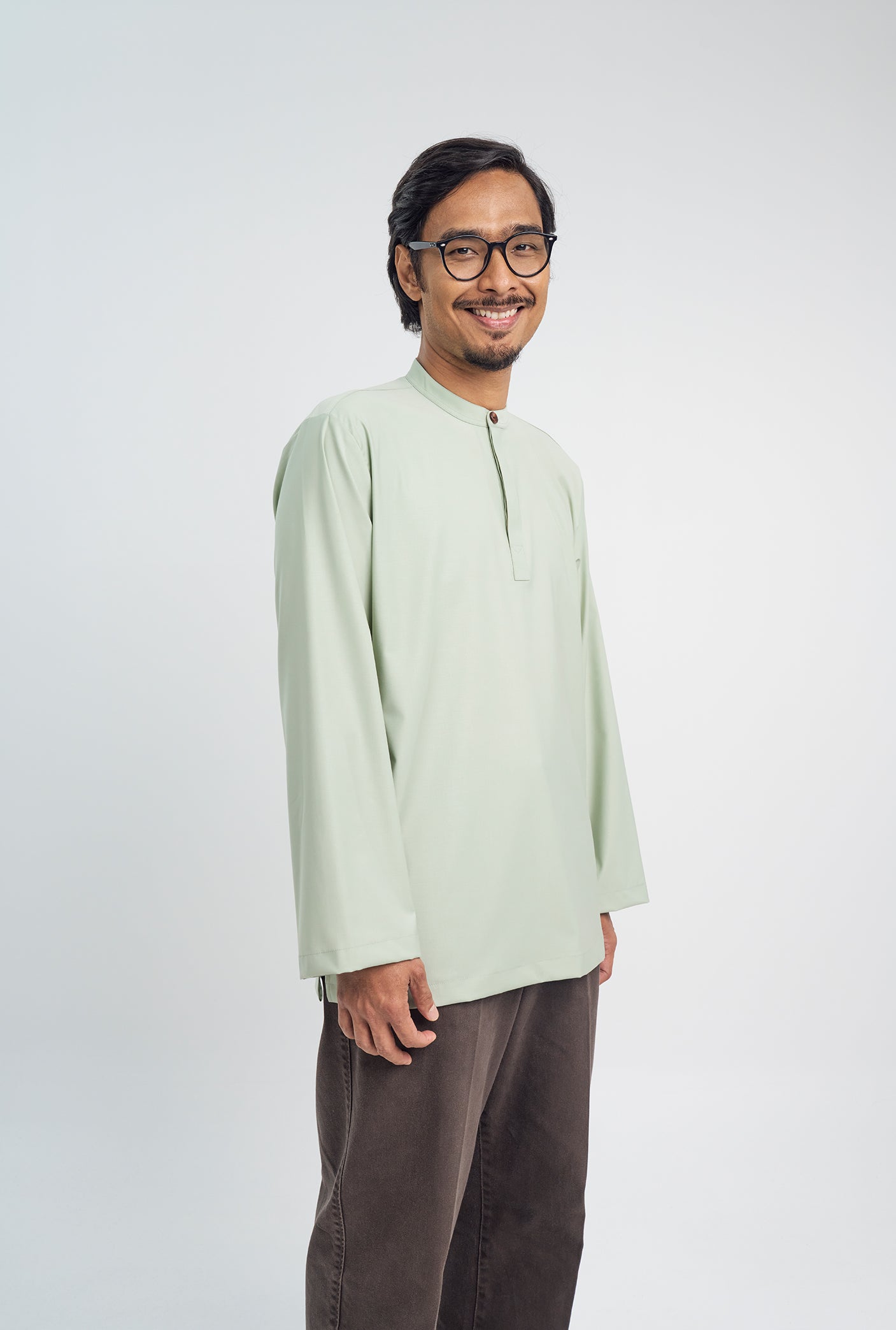 Patawali Collared Top  - Mint Green