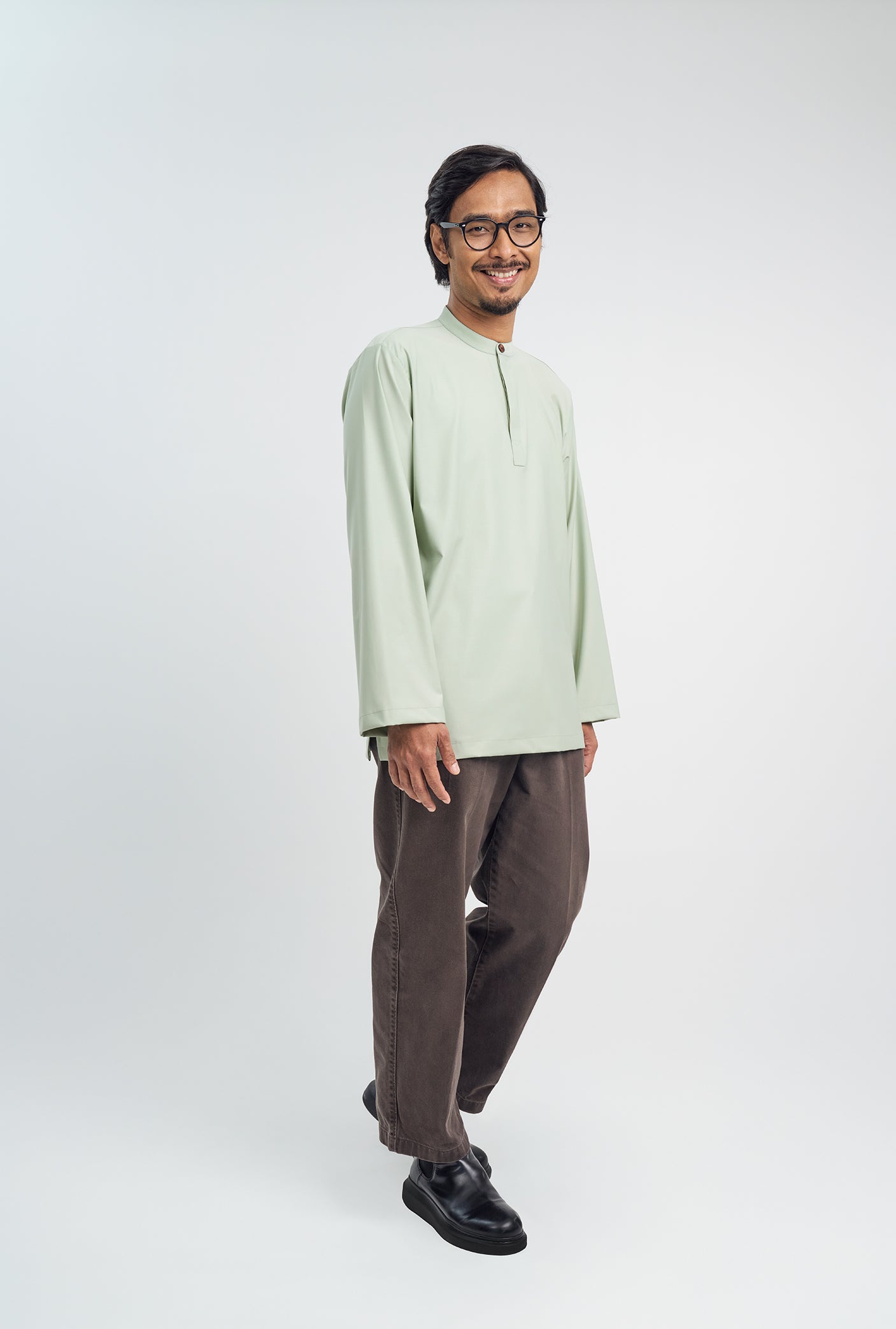 Patawali Collared Top  - Mint Green