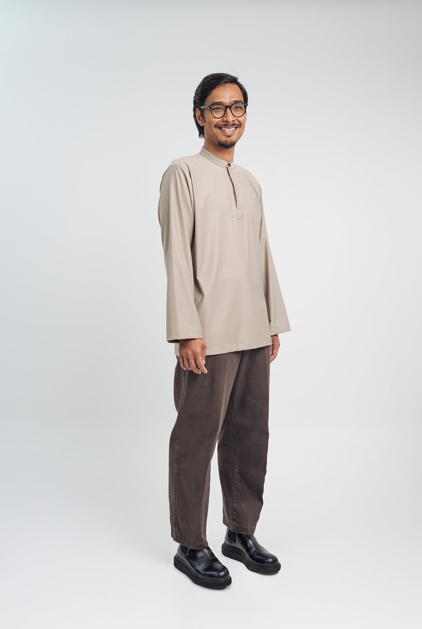 Patawali Collared Top  - Light Olive
