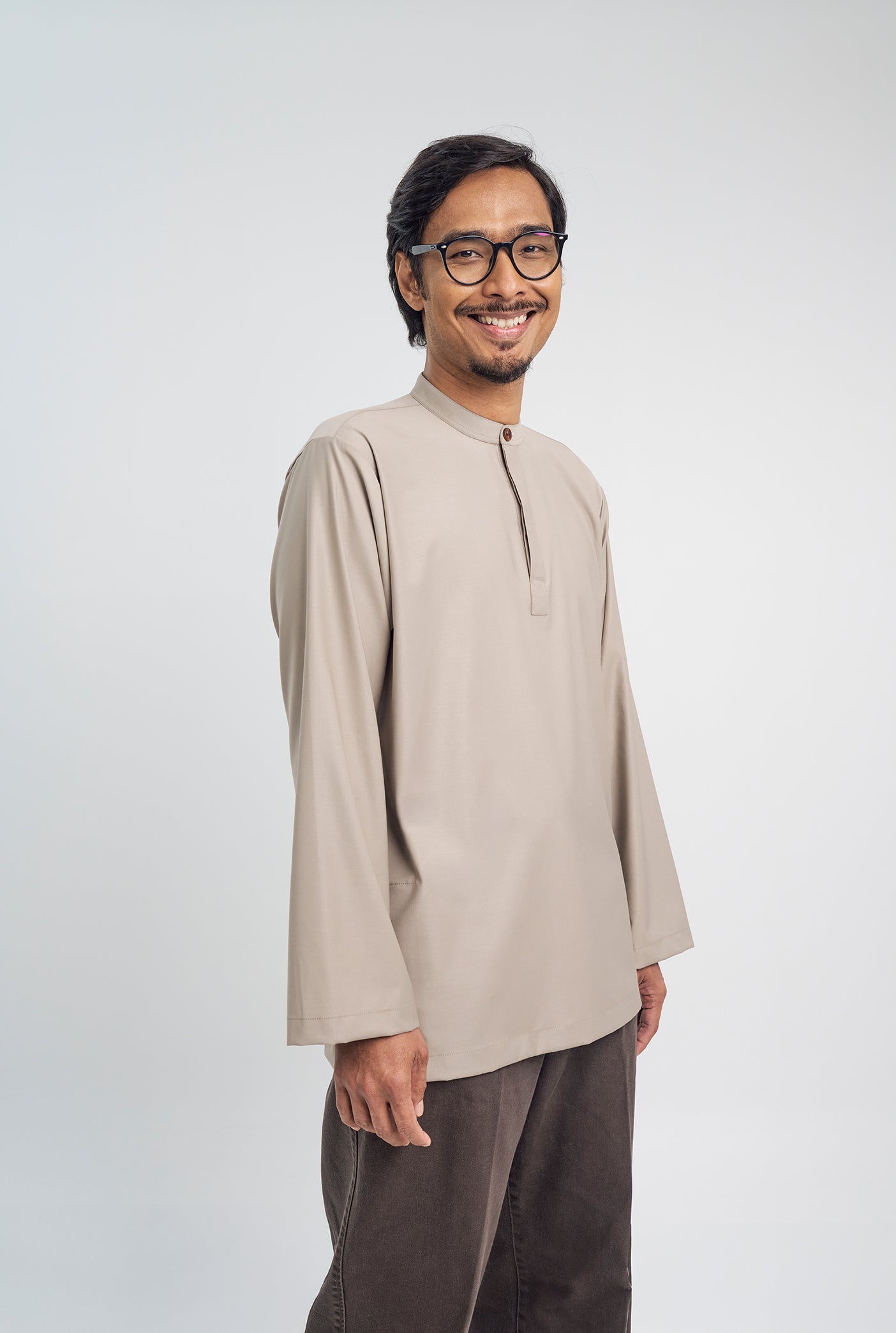 Patawali Collared Top  - Light Olive