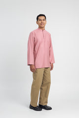 Patawali Collared Top  - Dusty Pink