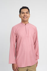 Patawali Collared Top  - Dusty Pink