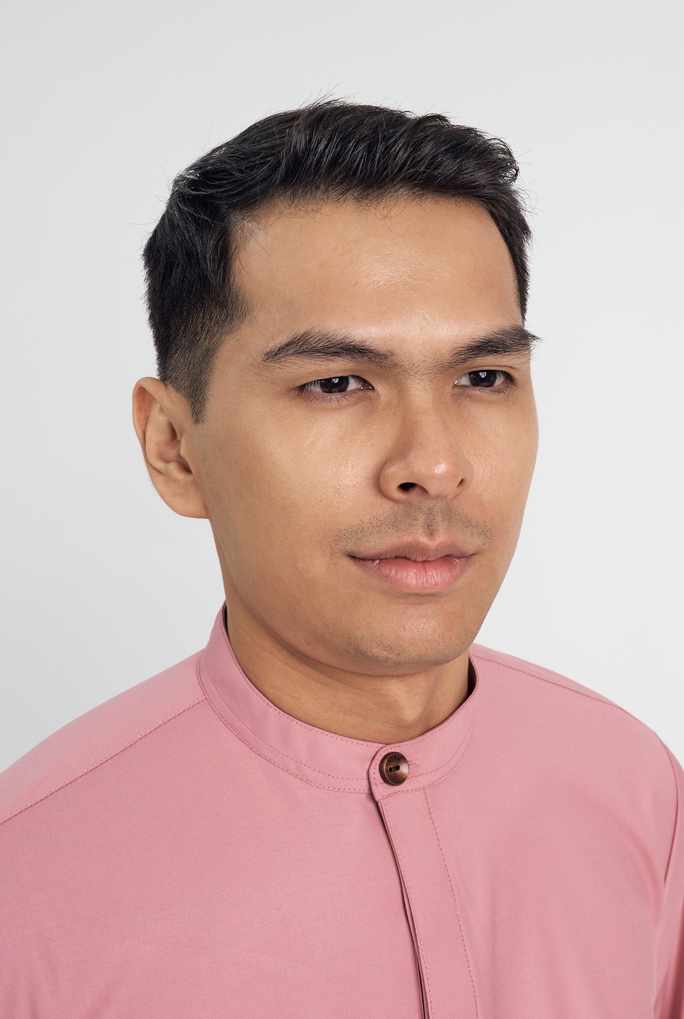 Patawali Collared Top  - Dusty Pink