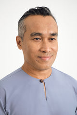 Patawali Three Quarter Sleeve Top  - Stone Blue