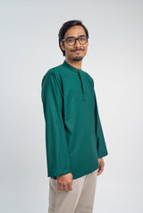 Patawali Collared Top  - Emerald Green