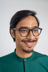 Patawali Collared Top  - Emerald Green