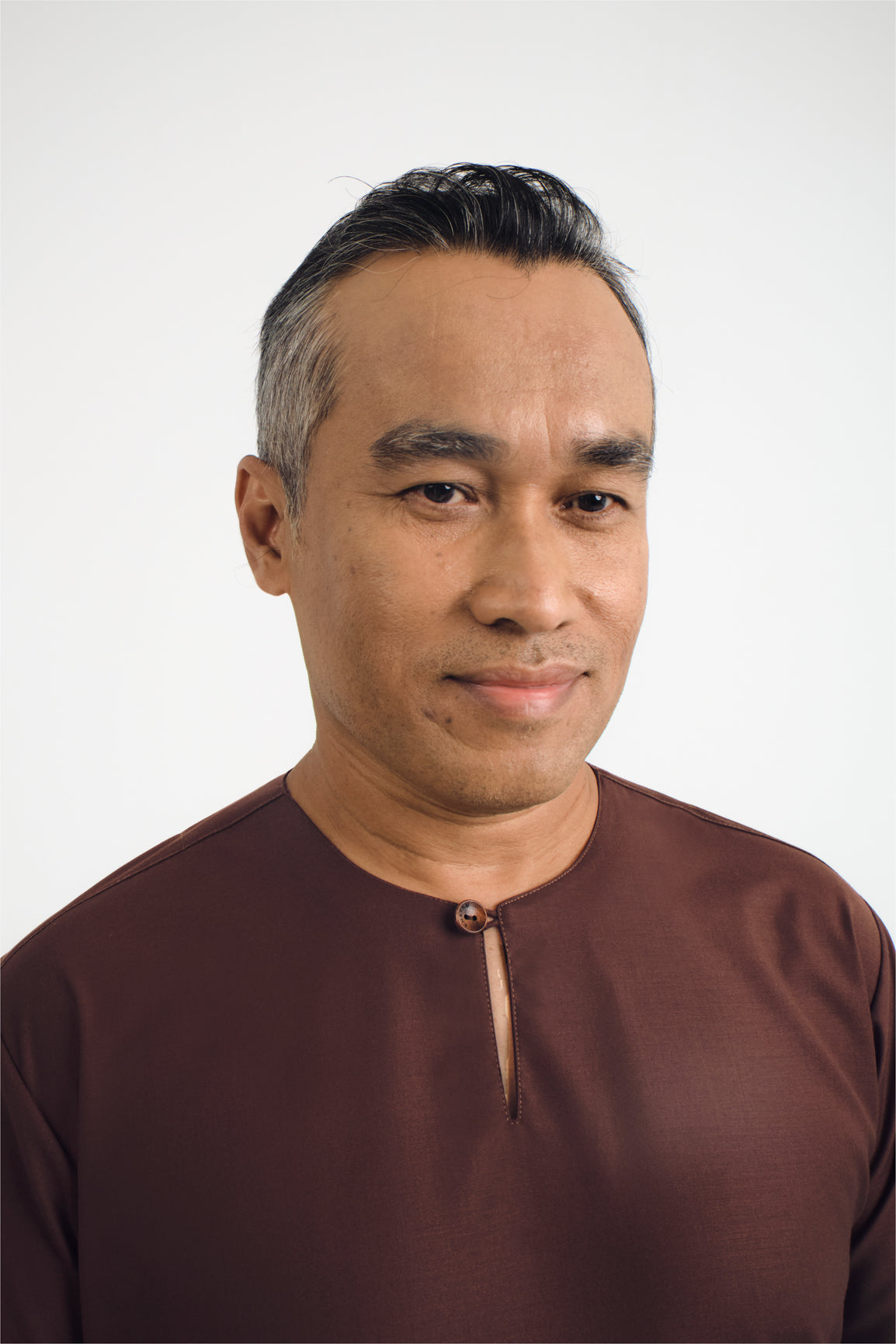 Patawali Three Quarter Sleeve Top  - Dark Brown