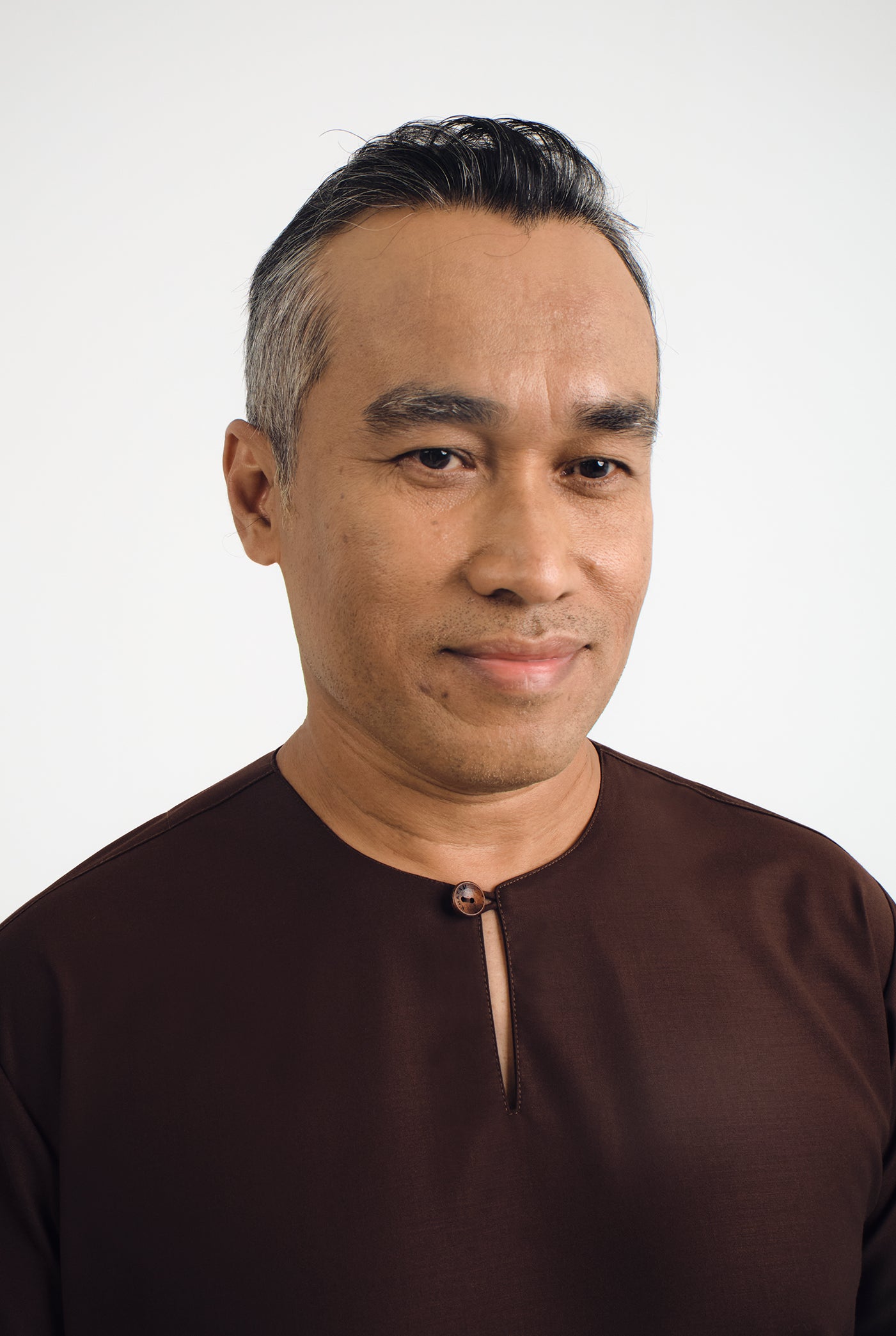 Patawali Three Quarter Sleeve Top  - Dark Brown