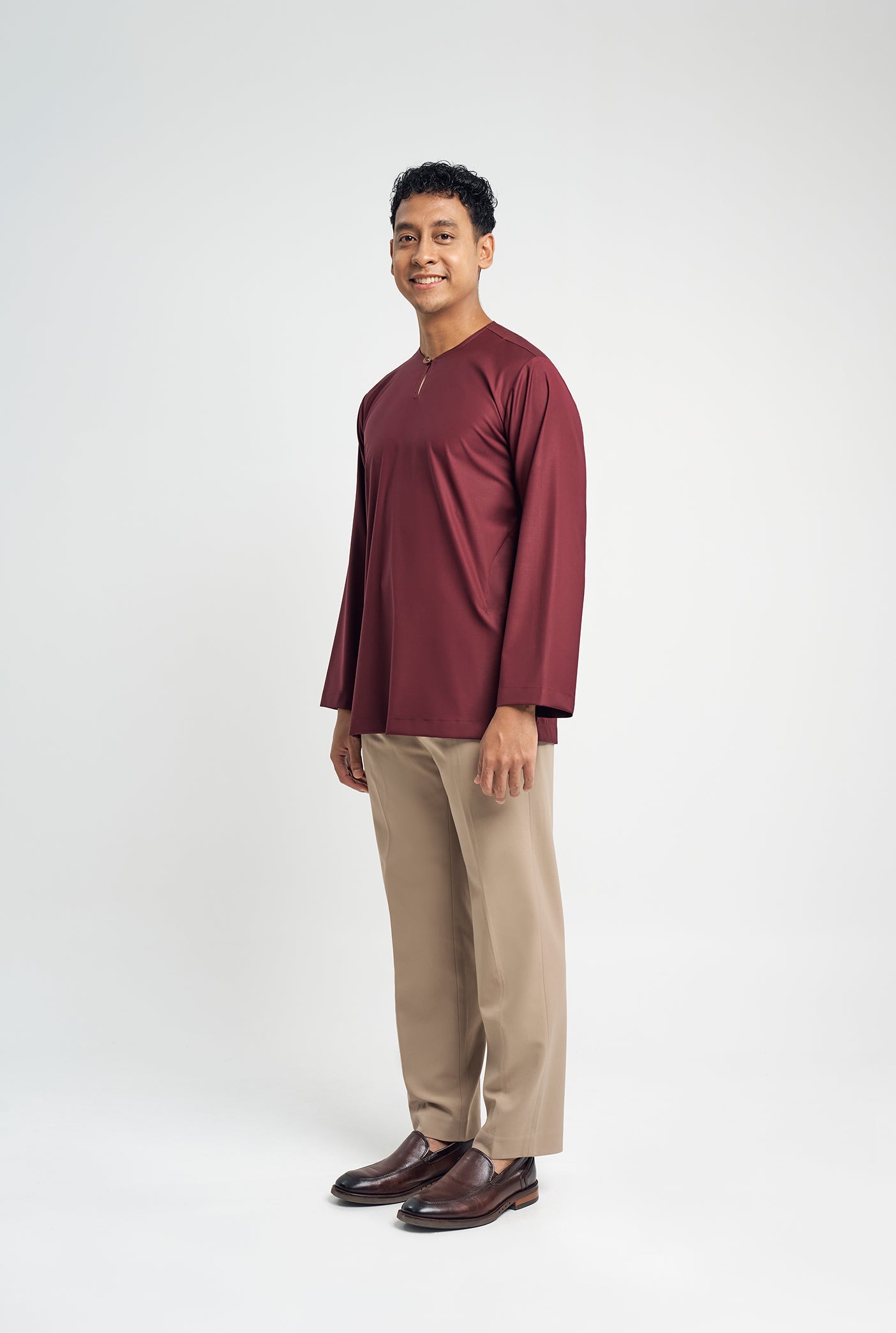 Patawali Top - Burgundy Red