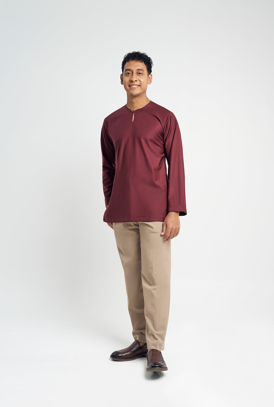 Patawali Top - Burgundy Red