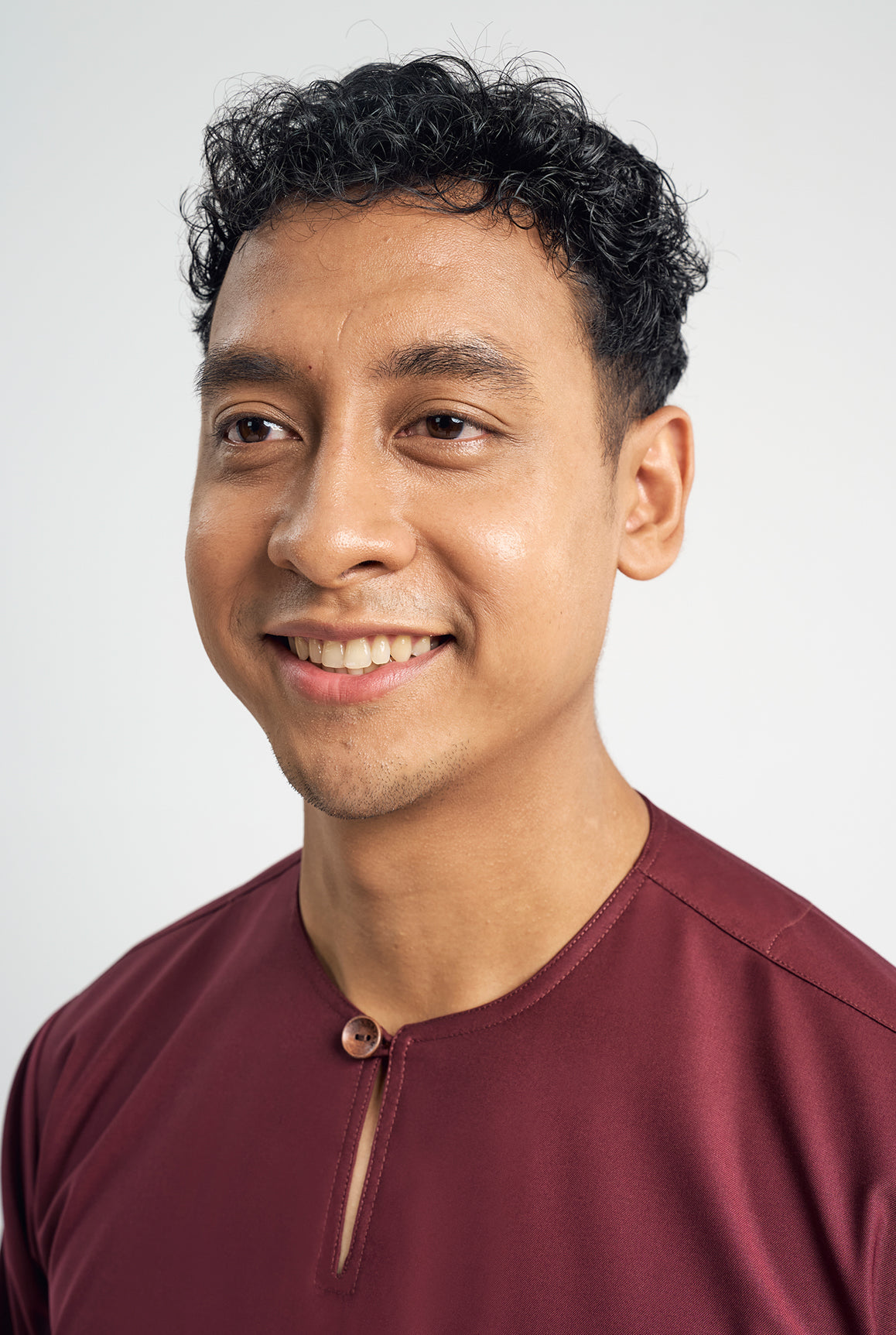 Patawali Top - Burgundy Red