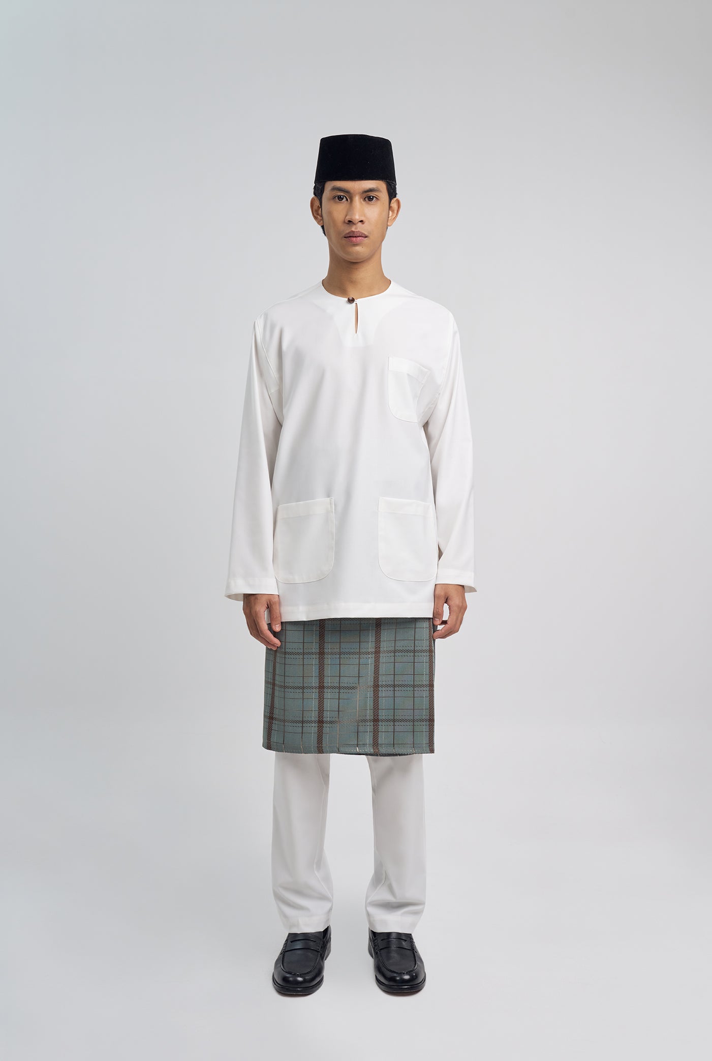 Samping Larik Kekisi - Hijau