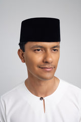 Patawali Modern Fit Baju Melayu Teluk Belanga - Antique White