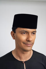 Patawali Modern Fit Baju Melayu Teluk Belanga - Opal Black