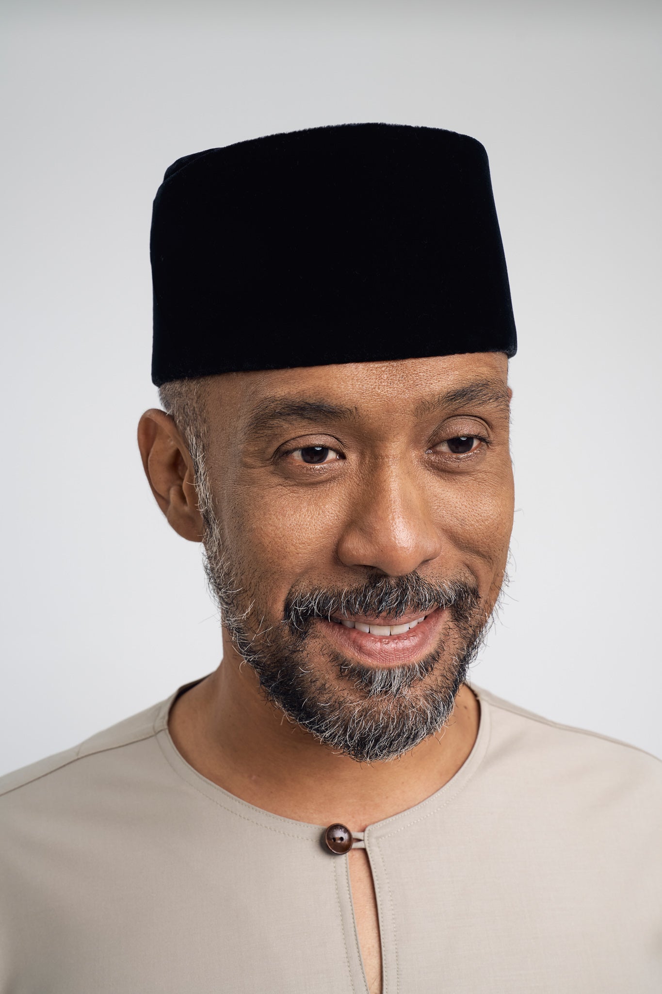 Patawali Modern Fit Baju Melayu Teluk Belanga - Light Olive