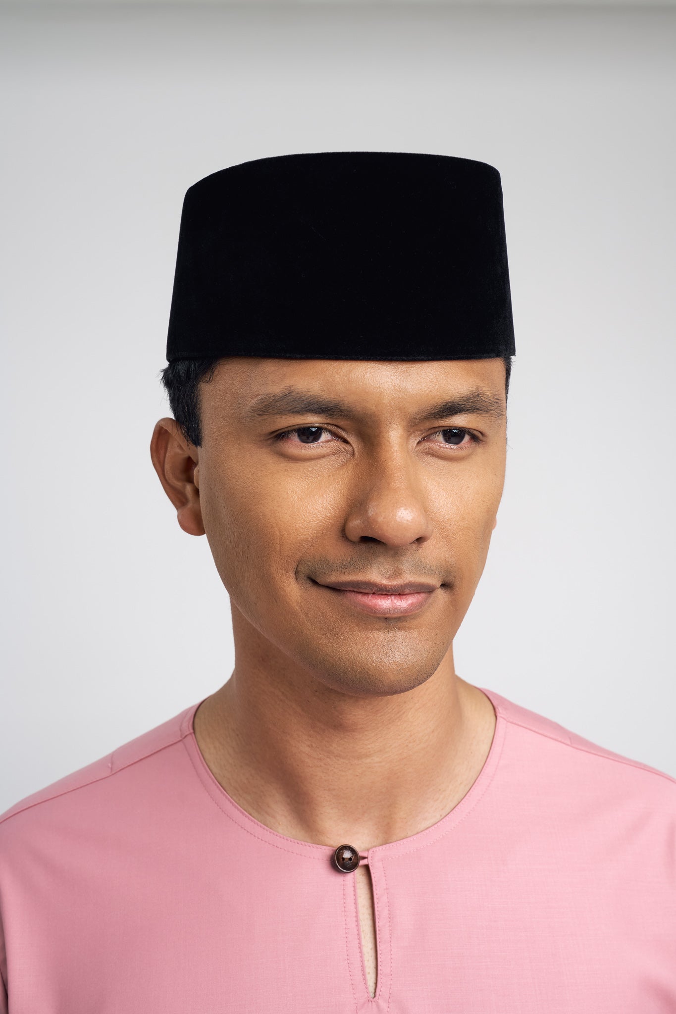 Patawali Modern Fit Baju Melayu Teluk Belanga - Dusty Pink