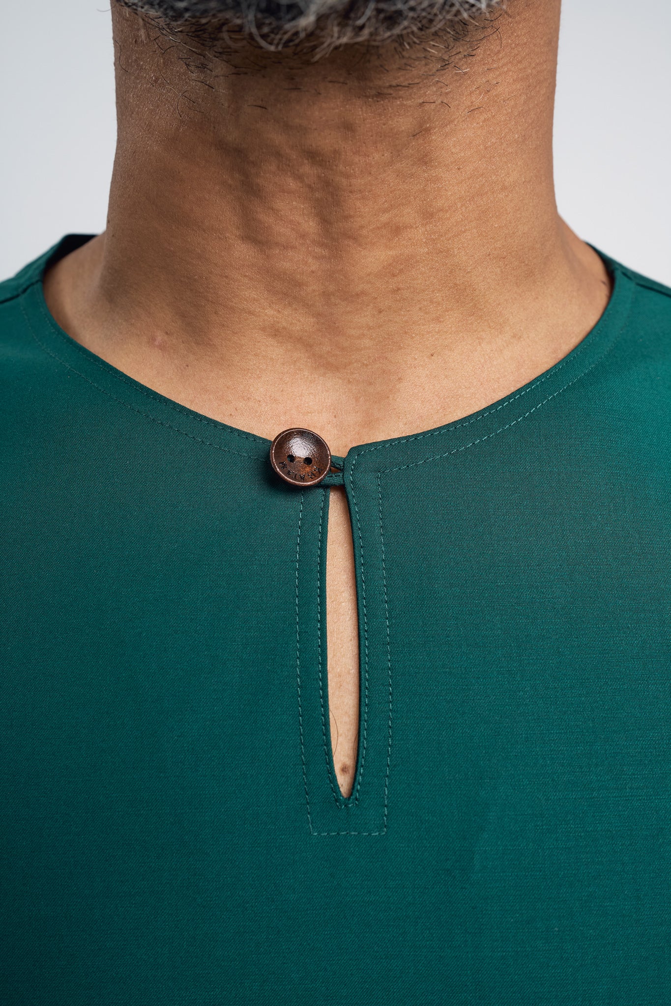 Patawali Modern Fit Baju Melayu Teluk Belanga - Emerald Green